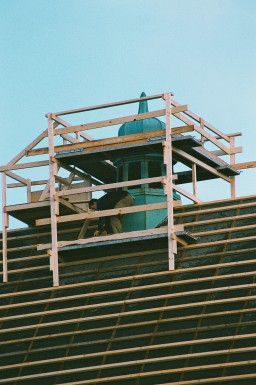 Kobberarbejdet på tagrytterne</br>