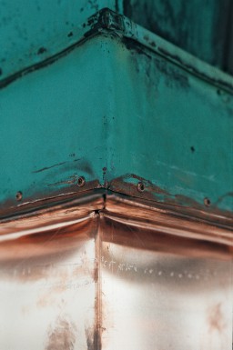 Kobberarbejdet på hovedtårnet