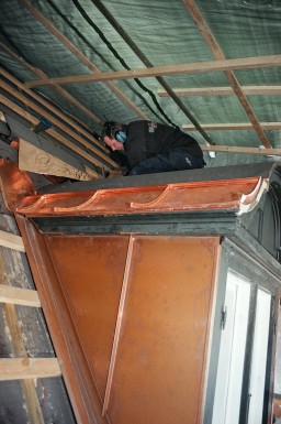 Kobberarbejdet på kvistene