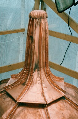 Kobberarbejdet på tagrytterne