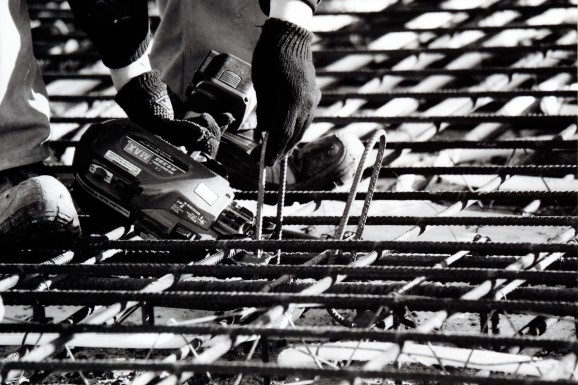 Nybygningens fundament