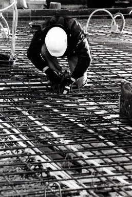 Nybygningens fundament