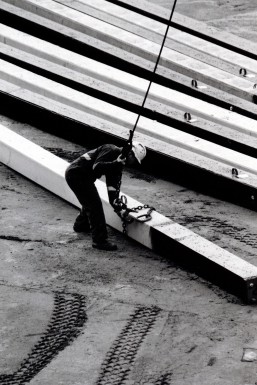 Nybygningens fundament