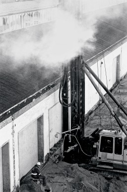 Nybygningens fundament