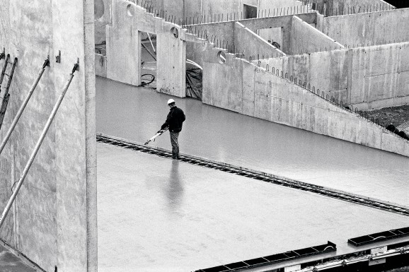 Nybygningens fundament