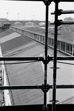 Produktionshallen udefra